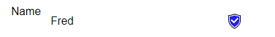 A textbox control showing an icon button on the right edge.